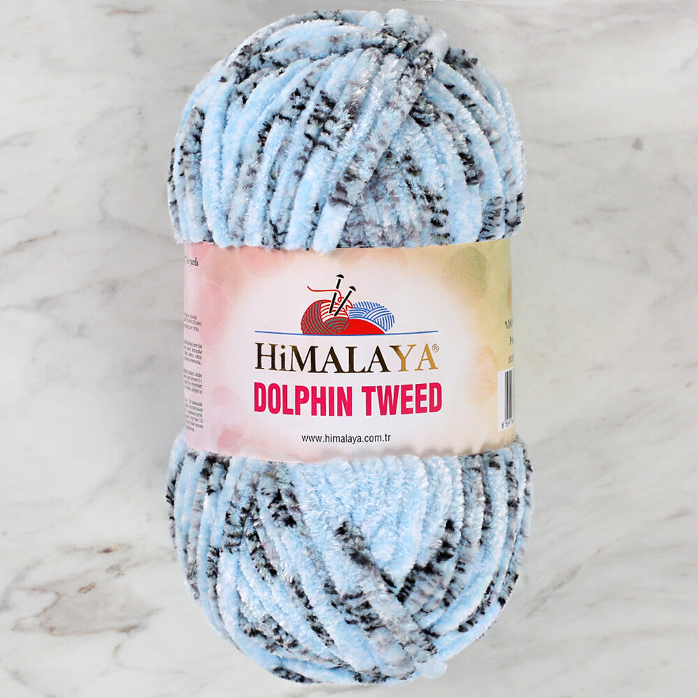 Himalaya Dolphin Tweed Ebruli El Örgü İpi - 92007